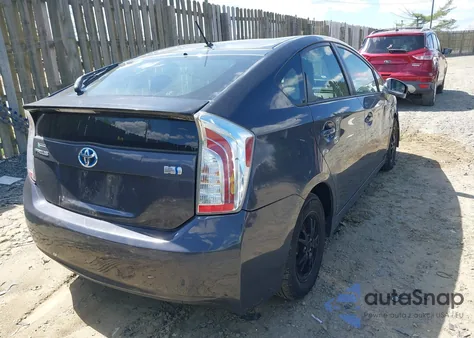 2012 Toyota Prius z USA, uszkodzony, nr VIN JTDKN3DU9C1568075